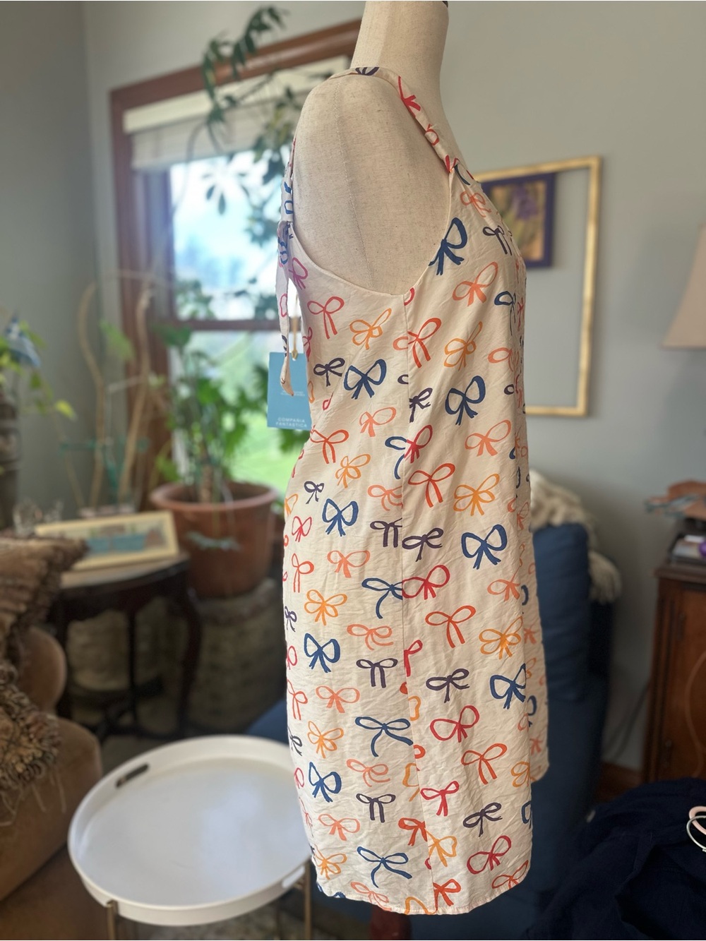 🎀Compania Fantastica for Anthropologie. Bow tie dress. Small. NWT. - Picture 5 of 16